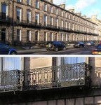 Edinburgh  Chester Street balconies