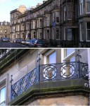 Edinburgh  Glencairn Crescent balconies
