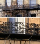 Edinburgh  Great King Street balconies 1