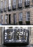 Edinburgh  Saxe-Coburg Place balconies 1