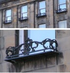 Edinburgh  Torphichen Street balconies 1
