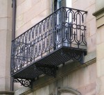 Glasgow  Kingsborough Gardens balconies