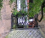 Glasgow  Kirklee Terrace balconies