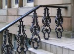 Glasgow  Buckingham Terrace stair balusters 2