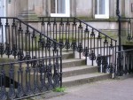 Glasgow  Ruskin Terrace (W) stair balusters