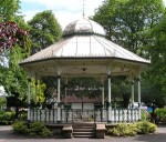 Matlock  Hall Leys park bandstand