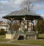 Eastleigh  Town Park bandstand