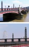 London  Lambeth Bridge parapets