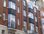 London  Mallows & Co window panels