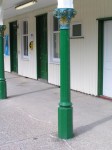 Plockton  station columns
