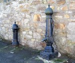 Blackness  pump & pillar fountain