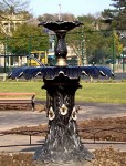 Matlock Hall Leys Park fountain