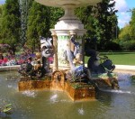 Taunton  Vivary Park fountain