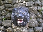 Wick  fountain lion heads