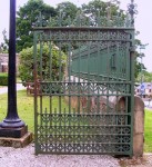 Tain  churchyard gates 1