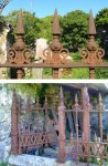 Kilchenzie  graveyard gate & railing