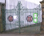 Wigan  Mesnes Park gates