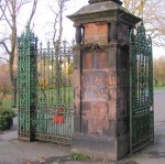 Glasgow  Kelvingrove Park gates