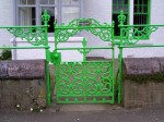 Aberfeldy  Home Street gate (& railing)