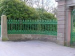 Arbroath  cemetery railings