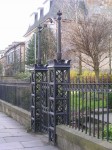 Edinburgh  Inverleith Row gate