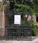 Tain  churchyard gates 2