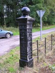 Corsock  gate pillars
