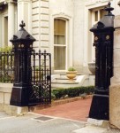 Adelaide  North Terrace gate posts