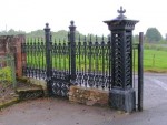 Alexandria  Cemetery gates