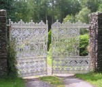 Balmaghie House  gates 1