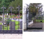 Inverness  Tomnahurich cemetery gates 1
