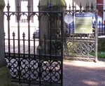 Kelso  Abbey gates