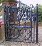 Kirkcudbright  St Mary Street gates 01