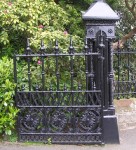 Selkirk  Bannerfield House gates