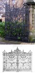 Edinburgh  Eastern Cemetery gates