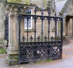 Galashiels  Scott Park entrance gates