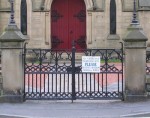 Selkirk  Parish Church gates
