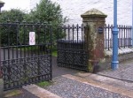 Whithorn  cemetery gates