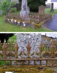 Rogart  grave railing