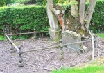 Airth  grave railing