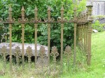 Arisaig  grave railing 2