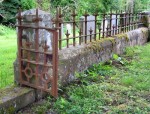 Caddonfoot  grave railing