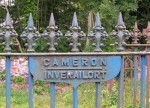 Corpach  Kilmallie Cemetery grave railing 3