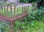 Corpach  Kilmallie Cemetery grave railing 5