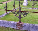 Corpach  Kilmallie Cemetery grave railing 8