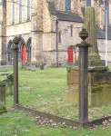 Glasgow  Govan Old Church grave railing