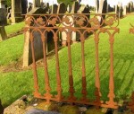 Larbert  grave railing 1