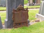 Oban Cemetery grave marker