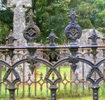 Spean Bridge  Kilmonivaig Cemetery grave railing 1