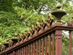 Spean Bridge  Kilmonivaig Cemetery grave railing 2